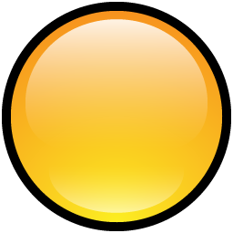 Blank, Button, Yellow Icon