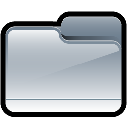 Folder, Generic, Silver Icon