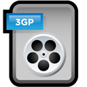 3gp, File, Video Icon