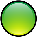 Blank, Button, Green Icon