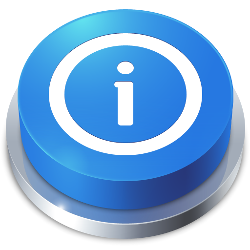 Button, Info, Perspective Icon