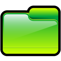 Folder, Generic, Green Icon