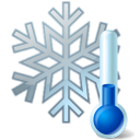 Snowflake, Thermometer Icon