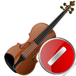 Cancel, Violin Icon