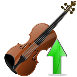 Up, Violin Icon