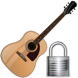 Guitar, Lock Icon