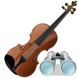 Search, Violin Icon
