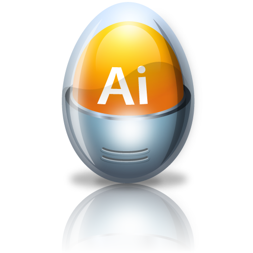 Adobe, Egg, Illustrator Icon