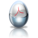 Acrobat, Adobe, Egg Icon
