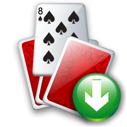Cards, Down Icon