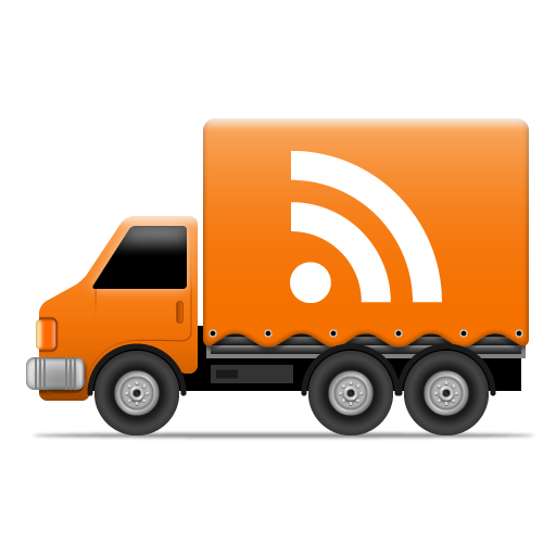 Rss, Social, Truck Icon