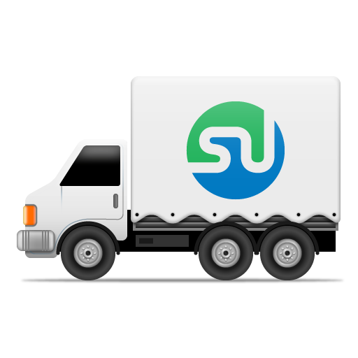 Social, Su, Truck Icon