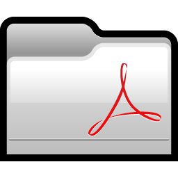 Adobe, Folder, Pdf Icon