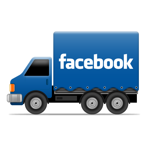 Fb, Social, Truck Icon