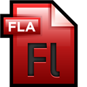 Adobe, File, Flash Icon
