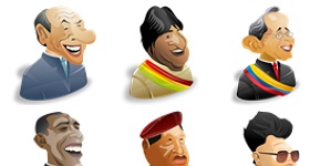Political Characters Icons