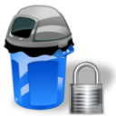 Can, Garbage, Lock Icon