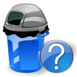 Can, Garbage, Help Icon
