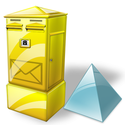 Box, Letter, Level Icon