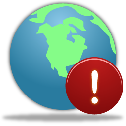 Globe, Warning Icon