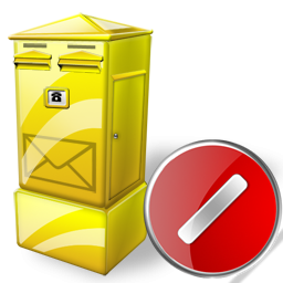 Box, Cancel, Letter Icon