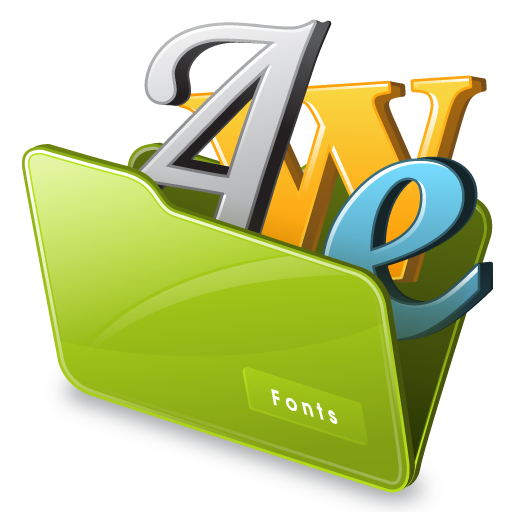 Folder, Fonts Icon