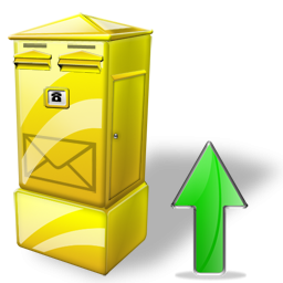 Box, Letter, Up Icon