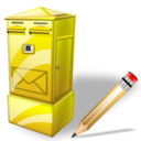 Box, Letter, Write Icon