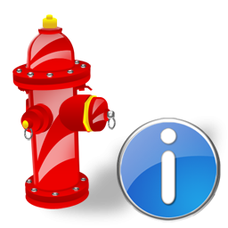 Fire, Info, Plug Icon