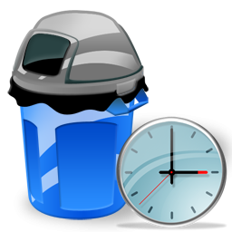 Can, Clock, Garbage Icon