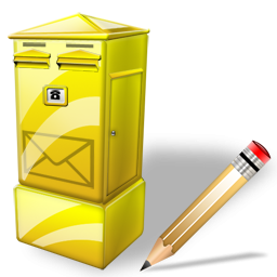 Box, Letter, Write Icon
