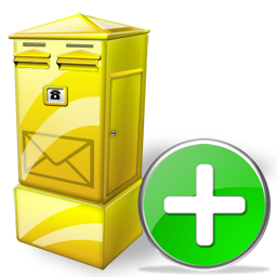 Add, Box, Letter Icon