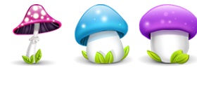 Mushrooms Icons
