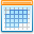 Calendar, Month, View Icon