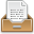 Document, Inbox, Text Icon