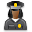 Black, Female, Police, User Icon