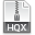 Extension, File, Hqx Icon