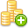Add, Coins Icon