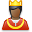 Black, King, User Icon