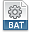 Bat, Extension, File Icon