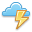 Lightning, Weather Icon