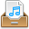 Document, Inbox, Music Icon