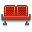 Red, Seats, Terminal Icon