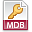 Extension, File, Mdb Icon
