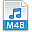 Extension, File, M4b Icon