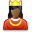 Black, Queen, User Icon
