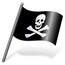Flag, Piratesjollyroger Icon