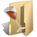 Folder, Wine Icon