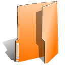 Folder, Orange Icon