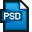 Adobe, File, Psd Icon